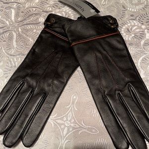 Genuine leather gloves, new with tags